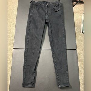 American Eagle Next Level Stretch Black Skinny Jeans